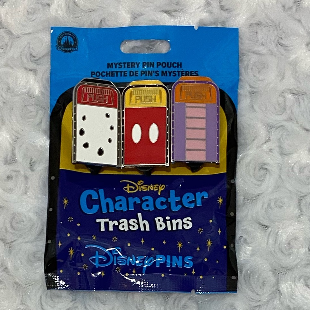 Disney Parks 2025 Character Trash Bins Mystery Pins-Lucky-Mickey-Figment